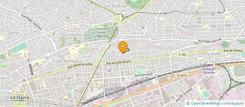 localisation de l'entreprise SCI RATHVILLE à LE HAVRE