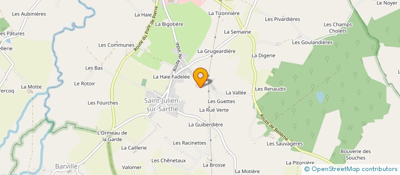 localisation de l'entreprise SCI RATINO à SAINT-JULIEN-SUR-SARTHE