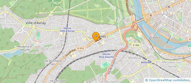 localisation de l'entreprise SCI RATNA IMMOBILIER  SEVRES