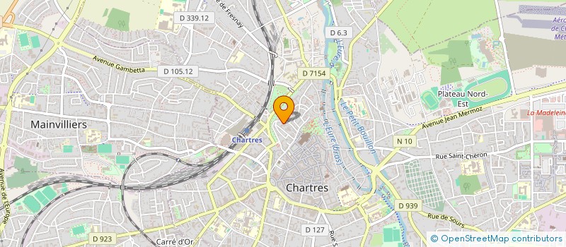 localisation de l'entreprise SCI RATO à CHARTRES