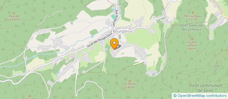 localisation de l'entreprise SCI RATO  LA BOURGONCE