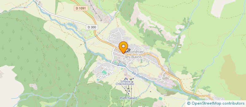 localisation de l'entreprise SCI RATOMA à LE MONETIER-LES-BAINS