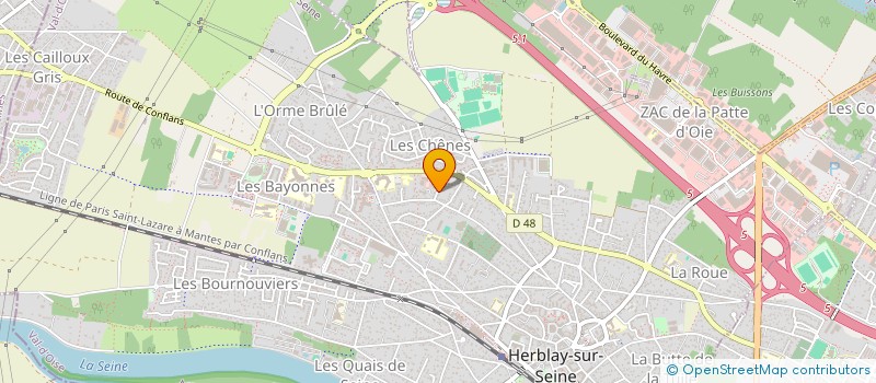 localisation de l'entreprise SCI RATOON  HERBLAY-SUR-SEINE