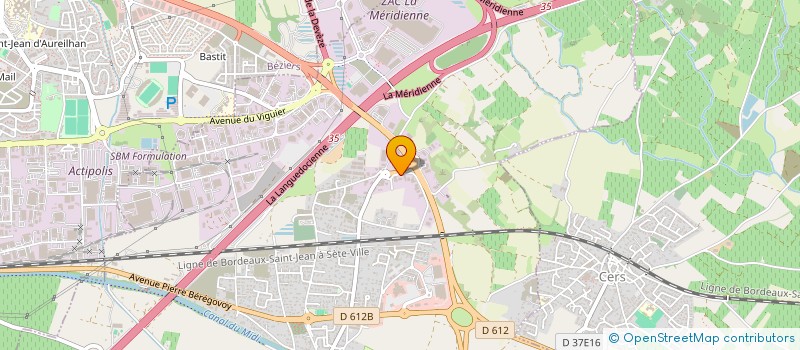 localisation de l'entreprise SCI RATTANAVILAY  VILLENEUVE-LES-BEZIERS