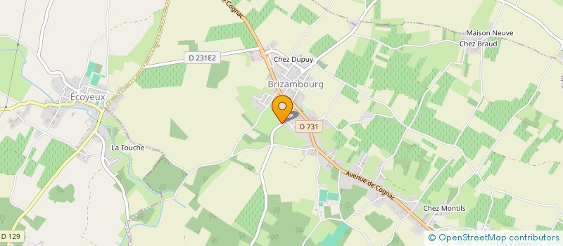 localisation de l'entreprise SCI RATUS  BRIZAMBOURG