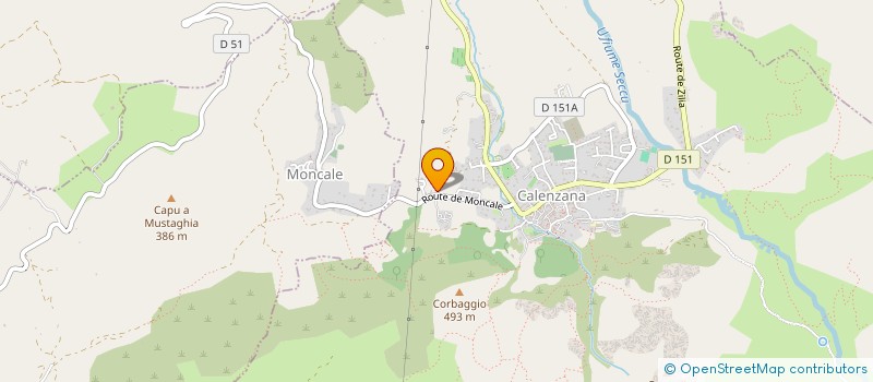 localisation de l'entreprise SCI RAU DE CARDICCIA à CALENZANA