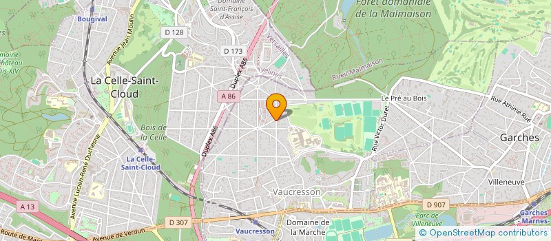 localisation de l'entreprise SCI RAUBA CAPEU à VAUCRESSON