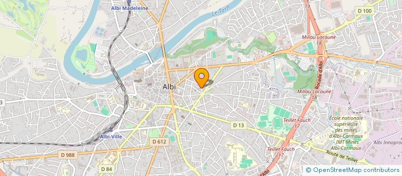 localisation de l'entreprise SCI RAUCOULES  ALBI