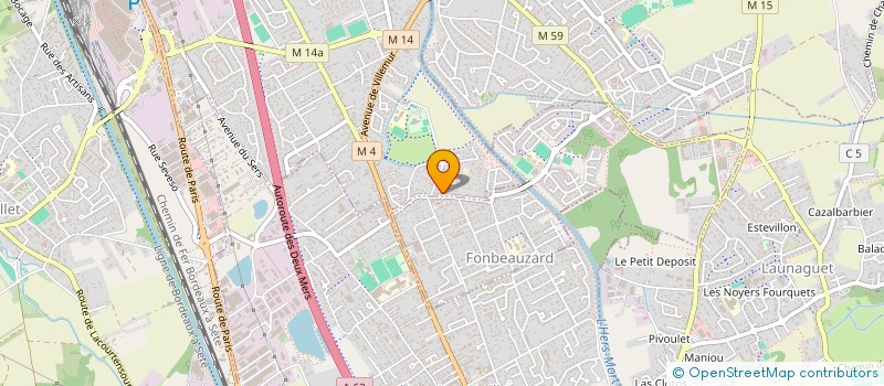 localisation de l'entreprise SCI RAUDELAUZETE  SAINT-ALBAN