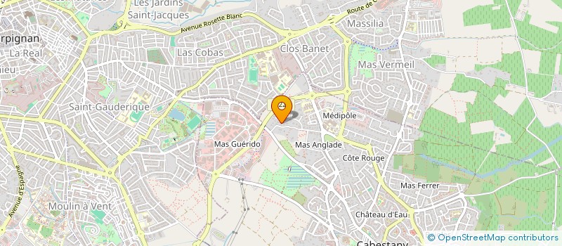 localisation de l'entreprise SCI RAUER  CABESTANY