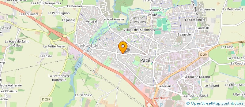 localisation de l'entreprise SCI RAULET IMMOBILIER à PACE