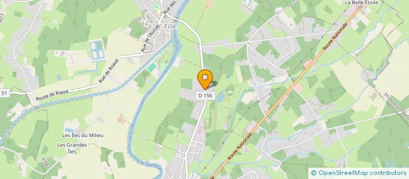 localisation de l'entreprise SCI RAULET - LES GALOPIERES  GUECELARD