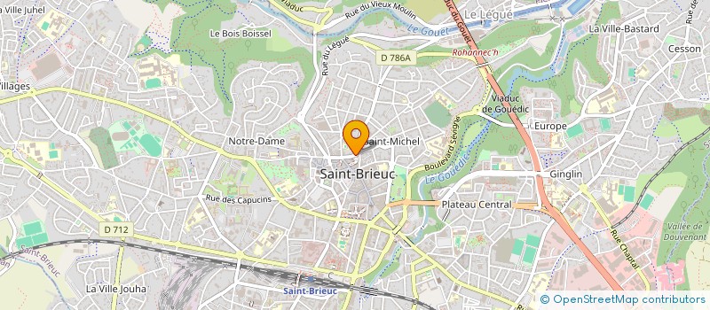 localisation de l'entreprise SCI RAULT FRIN à SAINT-BRIEUC