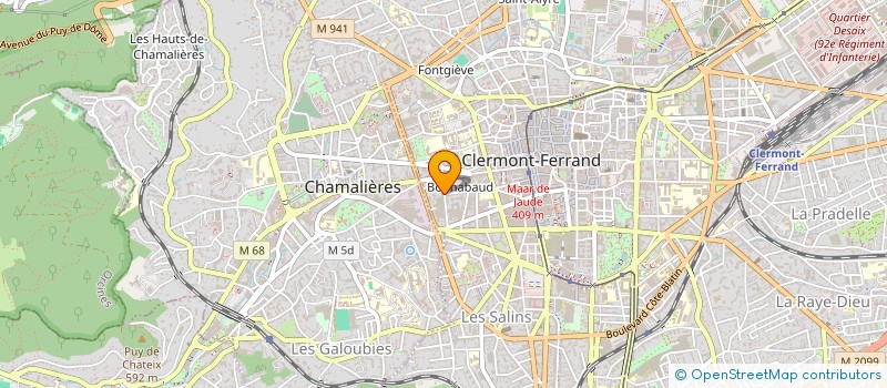 localisation de l'entreprise SCI RAUSE  CLERMONT-FERRAND