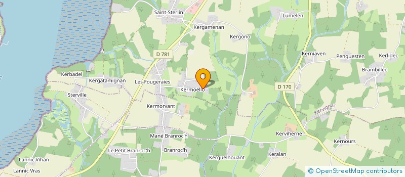 localisation de l'entreprise SCI RAUX FAMILY à KERVIGNAC