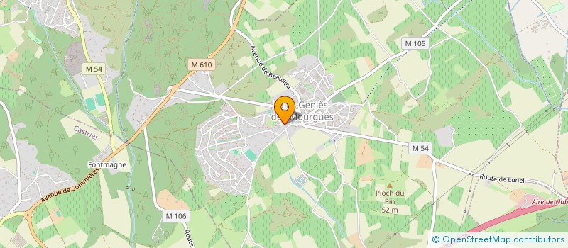 localisation de l'entreprise SCI RAV 4  SAINT-GENIES-DES-MOURGUES