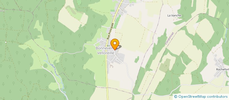 localisation de l'entreprise SCI RAVACLEY  BONNEVENT-VELLOREILLE