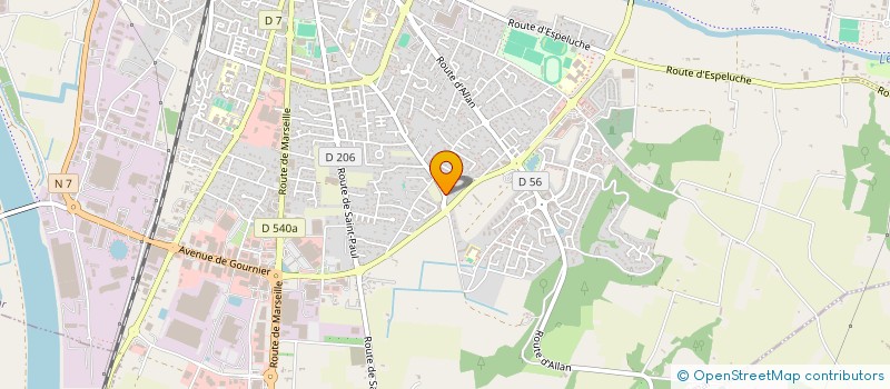 localisation de l'entreprise SCI RAVALYVET à MONTELIMAR