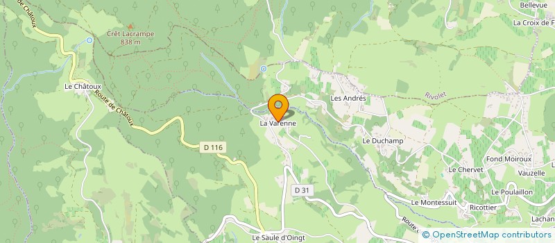 localisation de l'entreprise SCI RAVAUDS POTERNE  VILLE-SUR-JARNIOUX