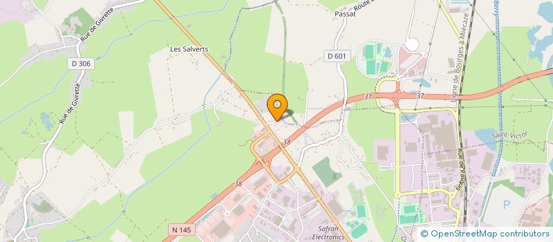localisation de l'entreprise SCI RAVEL à DOMERAT