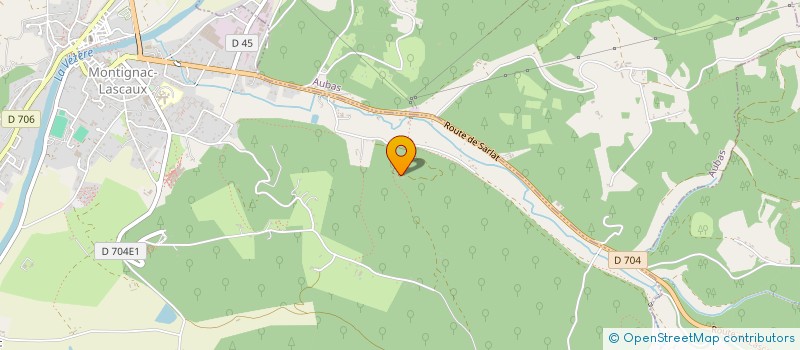 localisation de l'entreprise SCI RAVEL à MONTIGNAC-LASCAUX