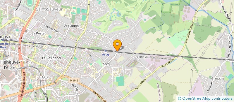 localisation de l'entreprise SCI RAVEL 7 à VILLENEUVE-D'ASCQ