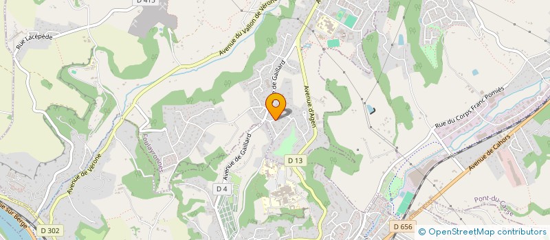 localisation de l'entreprise SCI RAVEL  FOULAYRONNES