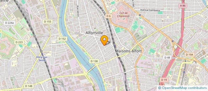 localisation de l'entreprise SCI RAVELLO RESIDENCES  ALFORTVILLE