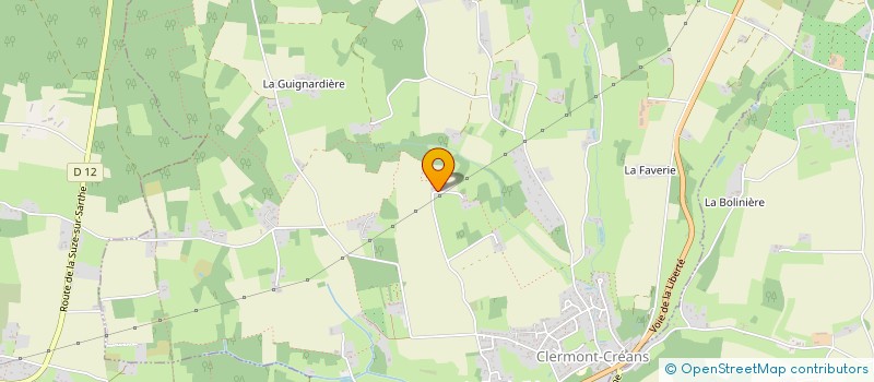 localisation de l'entreprise SCI RAVENEL  LA FLECHE