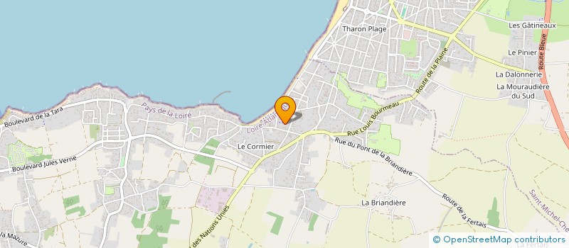 localisation de l'entreprise SCI RAVENEL CHAUMES à LA PLAINE-SUR-MER