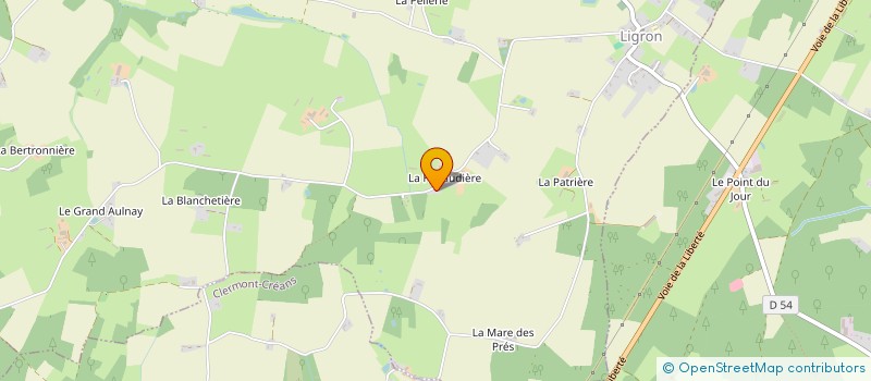 localisation de l'entreprise SCI RAVENEL IMMOBILIER  LIGRON