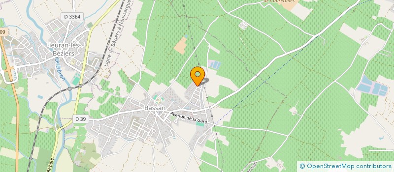 localisation de l'entreprise SCI RAVERDY-CATALOGNE SUD  BASSAN