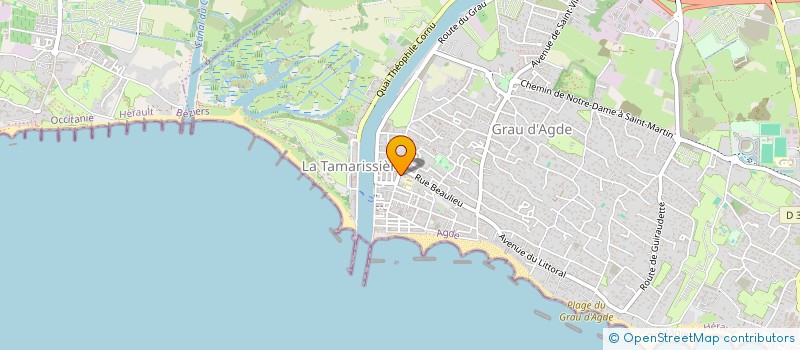 localisation de l'entreprise SCI RAVI-SCB  AGDE