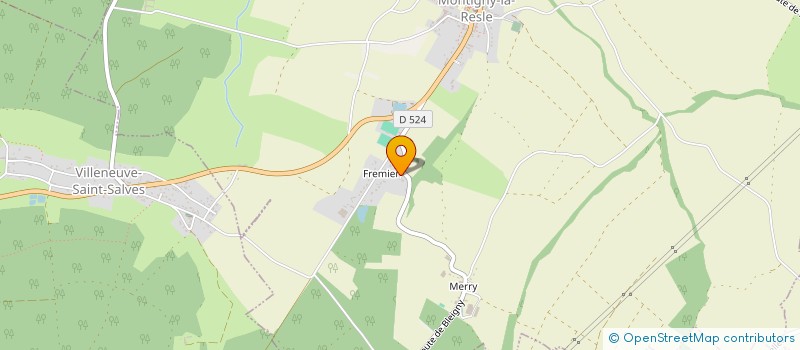 localisation de l'entreprise SCI RAVIN DU BATON  MONTIGNY-LA-RESLE