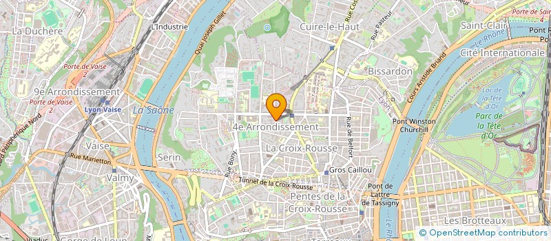 localisation de l'entreprise SCI RAVINE  LYON