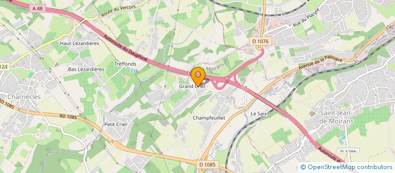 localisation de l'entreprise SCI RAVIX  MOIRANS