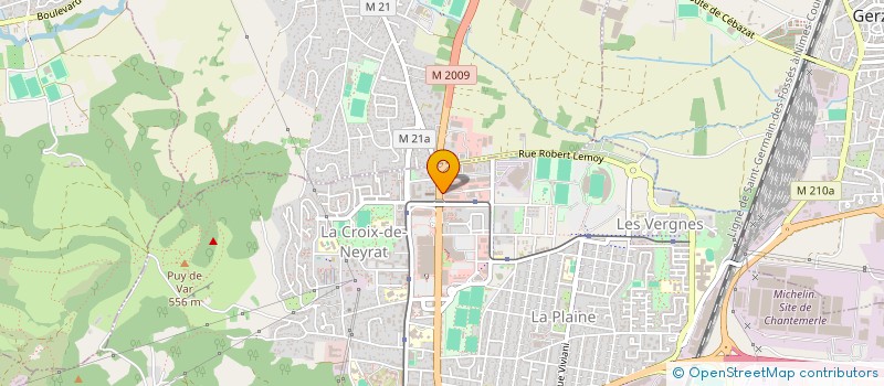 localisation de l'entreprise SCI RAVOUX  CLERMONT-FERRAND