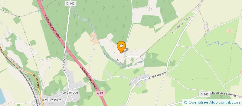 localisation de l'entreprise SCI RAVOUX à ANNAY