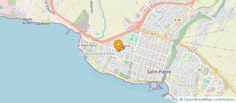 localisation de l'entreprise SCI RAVOUX  SAINT-PIERRE