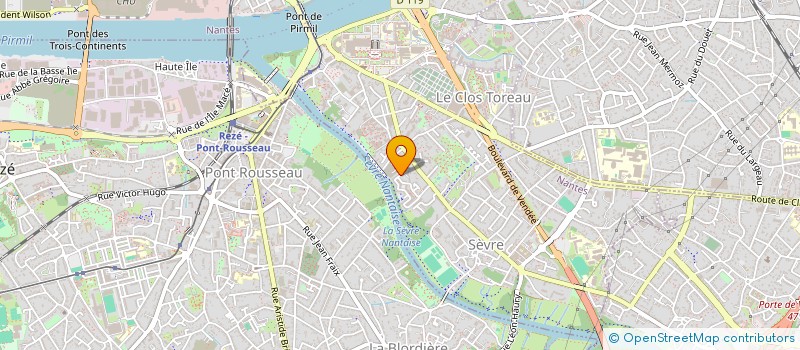 localisation de l'entreprise SCI RAWETTE à NANTES