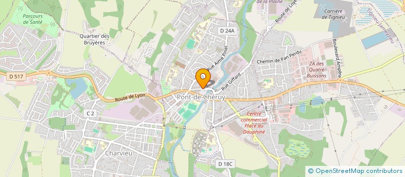 localisation de l'entreprise SCI RAXA  PONT-DE-CHERUY