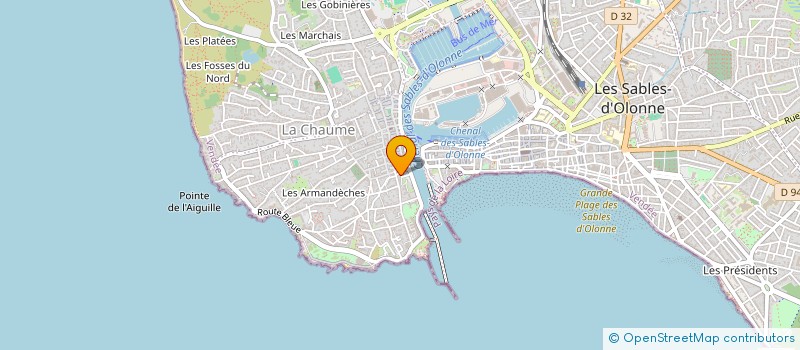 localisation de l'entreprise SCI RAY à LES SABLES D'OLONNE