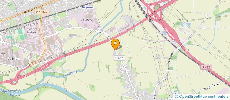 localisation de l'entreprise SCI RAY  THIL