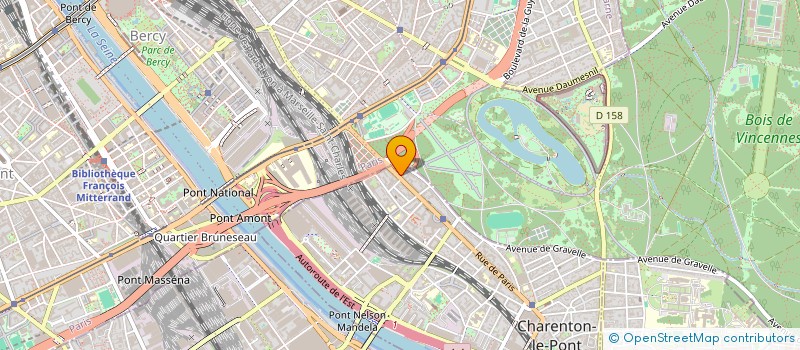 localisation de l'entreprise SCI RAY  CHARENTON LE PONT