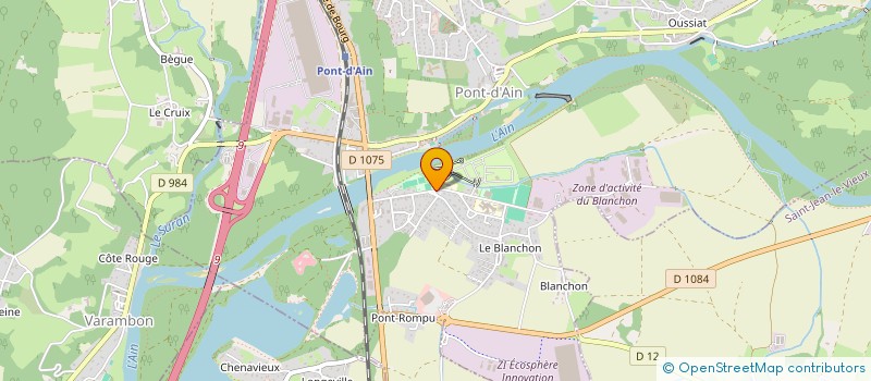 localisation de l'entreprise SCI RAY  PONT-D'AIN