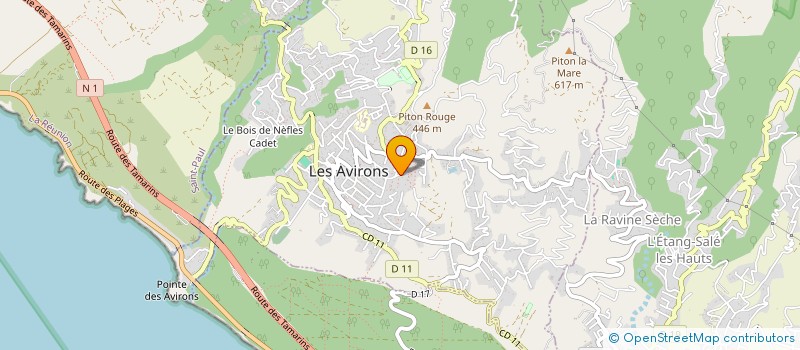 localisation de l'entreprise SCI RAYA à LES AVIRONS