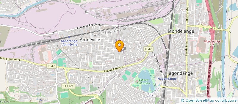 localisation de l'entreprise SCI RAYA  AMNEVILLE