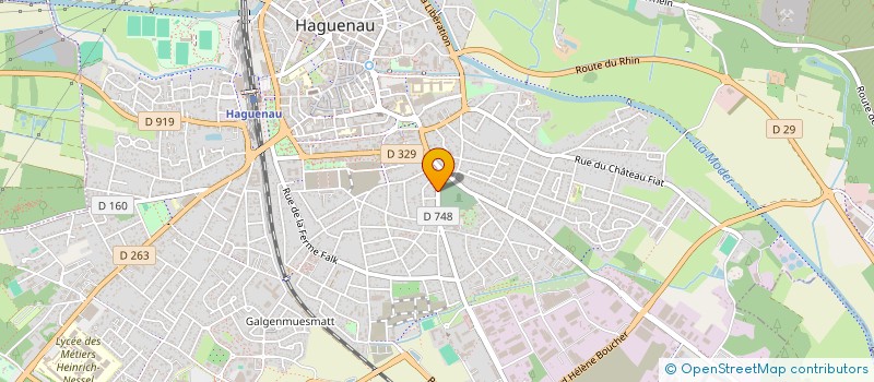 localisation de l'entreprise SCI RAYA  HAGUENAU