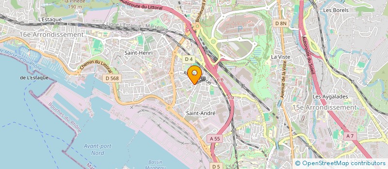 localisation de l'entreprise SCI RAYAINES à MARSEILLE