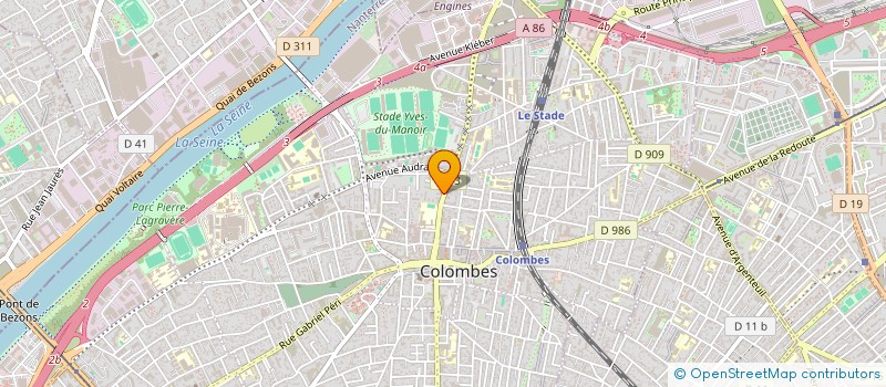 localisation de l'entreprise SCI RAYAMO à COLOMBES